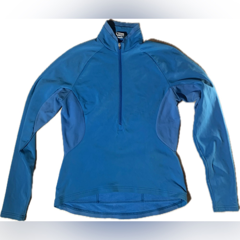 Blue MEC Mountain Equipment Co-Op Half-Zip Cycling Pullover
